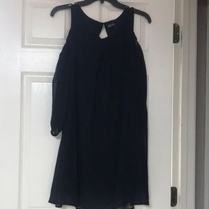 Lily Rose Women’s Black Cold Shoulder Dress!